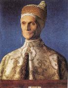 Gentile Bellini Portrait of Doge Leonardo Loredan oil painting